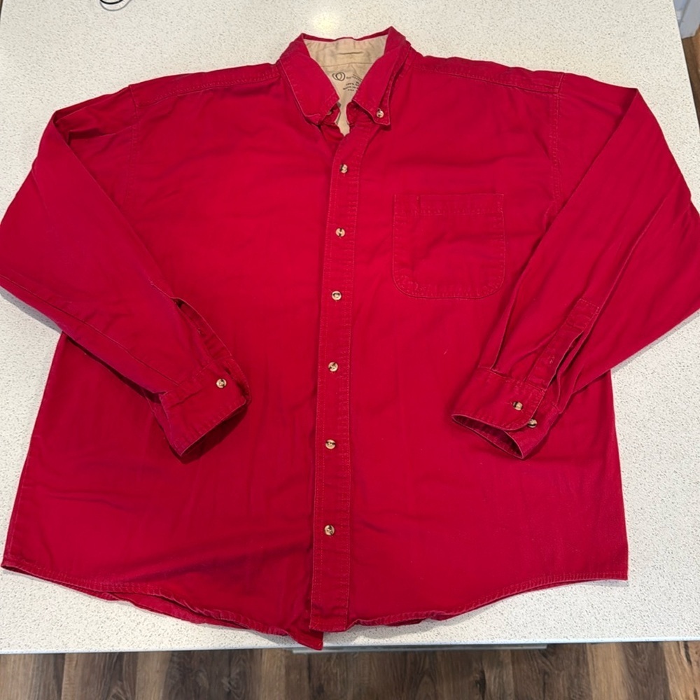 Outdoor Outfitters - Button Down Long Sleeve Shirt size XL- made in Pakistan